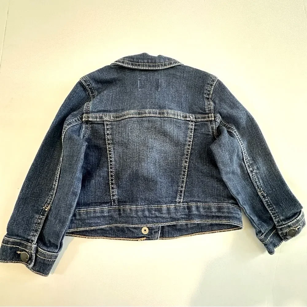 The Children's Place Baby Unisex Blue Denim Jacket SZ 18-24 Months Casual